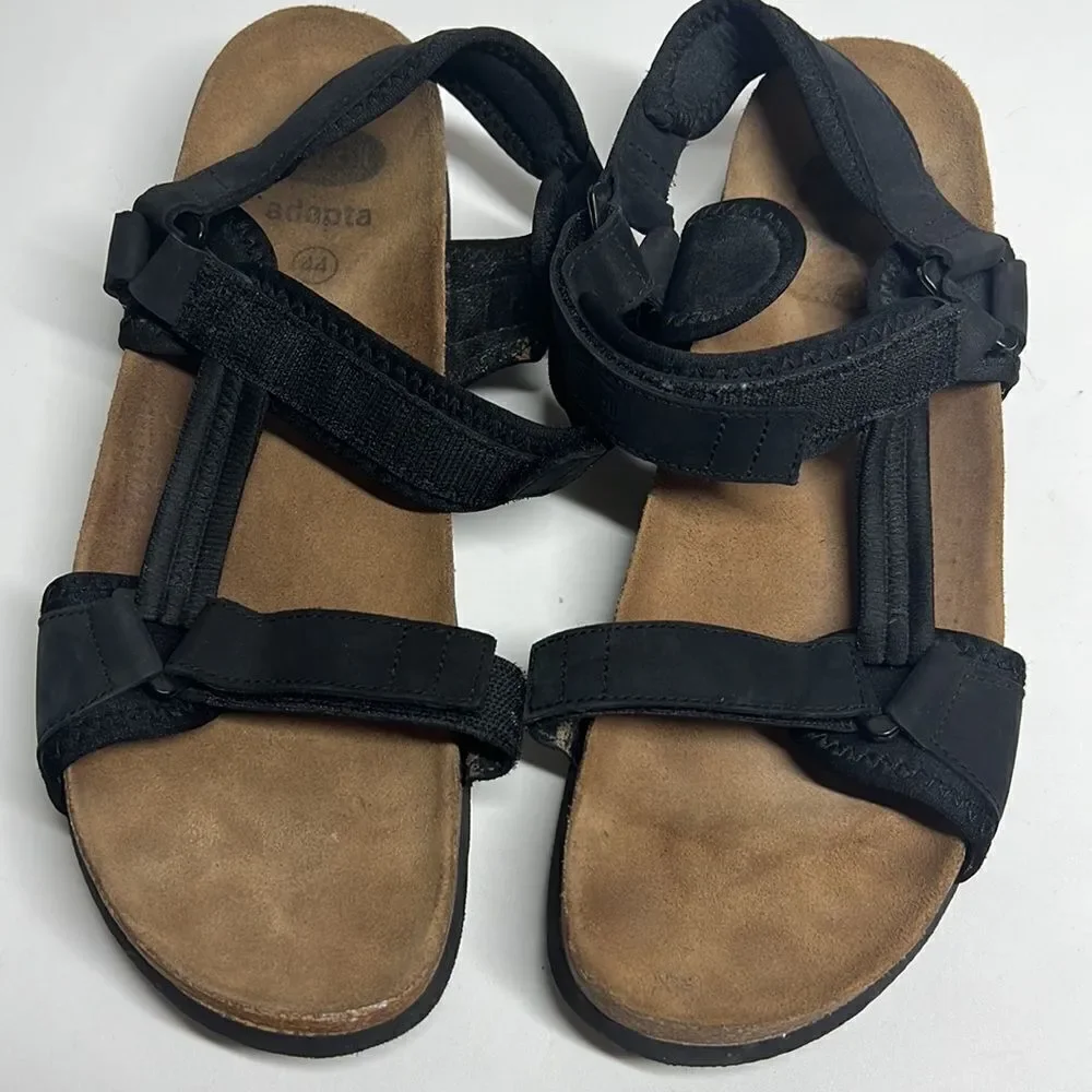 Scholl Heaven Adapta Track Sandals Size 44EU/ 11M Black